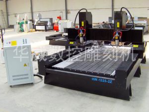 延安宝塔区双头立体多功能石材雕刻机HW-1325-2Z